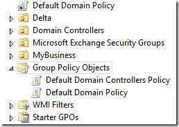 Default GPO